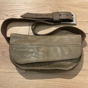 Soft Leather Belt Bag/Fanny Pack/Bum Bag